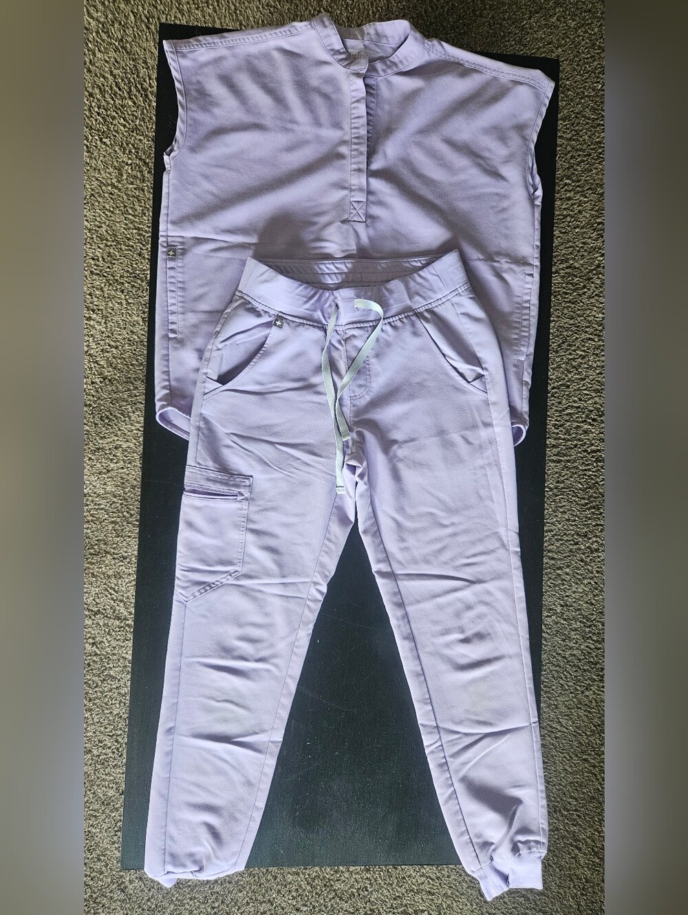 Figs Lavender Jogger Set XS Regular